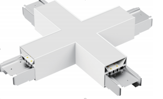 X-Shape Connector for Architectural Linear Fixture